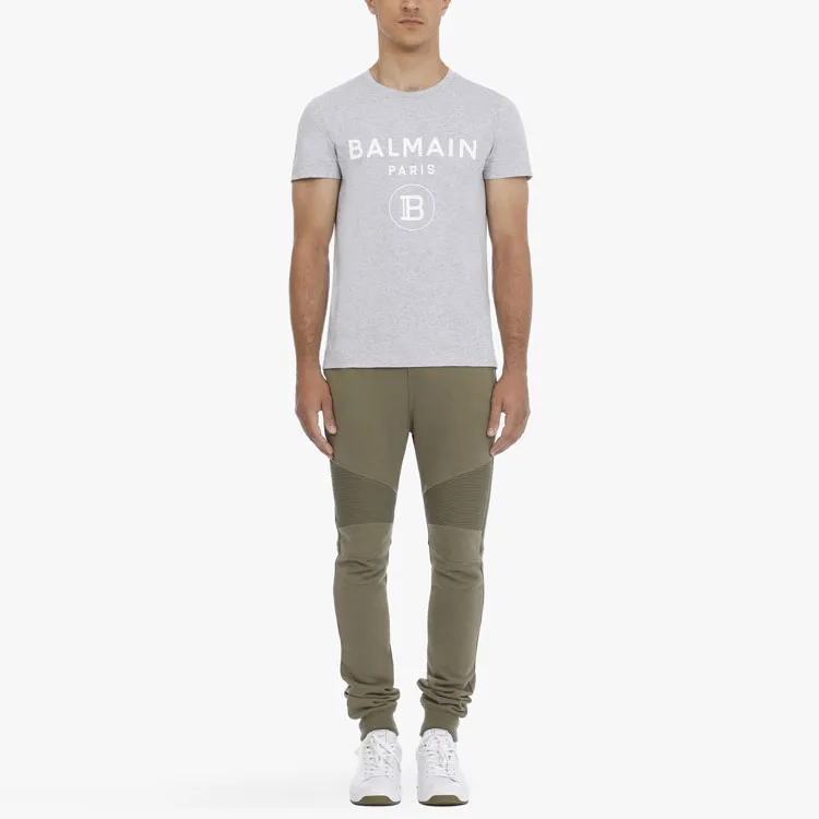 BALMAIN T-Shirts Men Gray-2