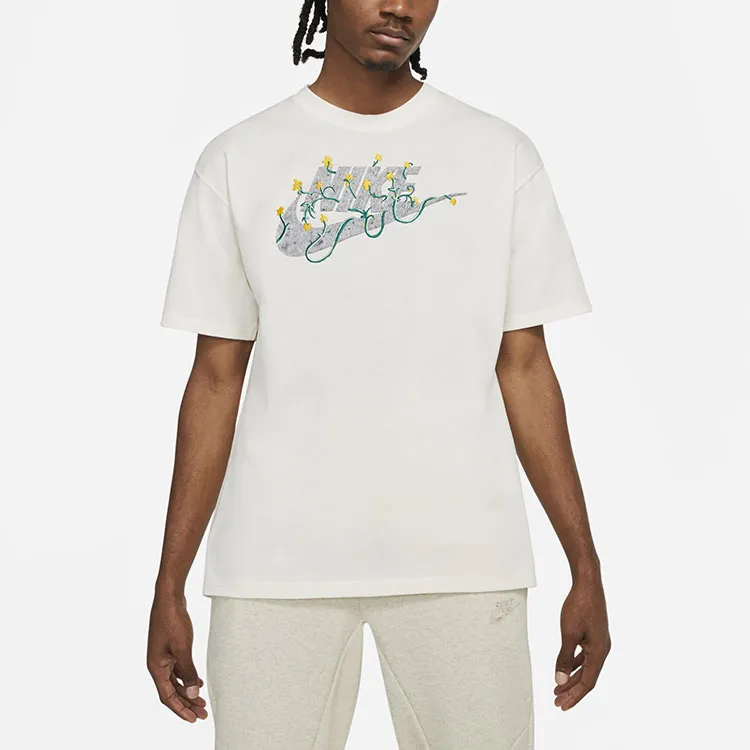 Nike T Shirts Men White-2