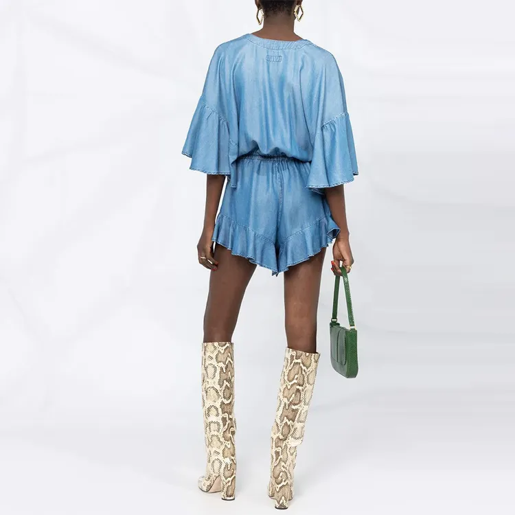 PINKO SS21 Jumpsuit Women's Blue-2
