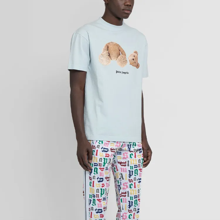 PALM ANGELS Teddy Bear Logo T shirt-4