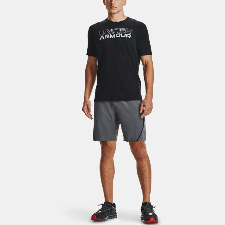 Under Armour Loose Fit Shorts Men's Peach Gray-4