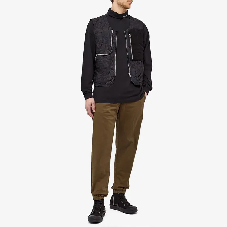 STONE ISLAND SS21 Vest Men's Black-3