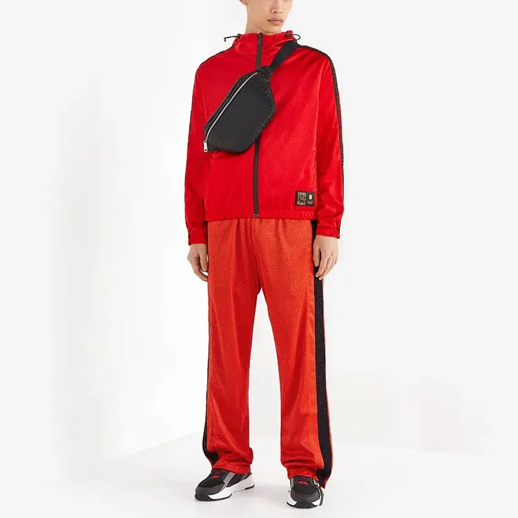 FENDI Knitted Sweatpants Men Red-2