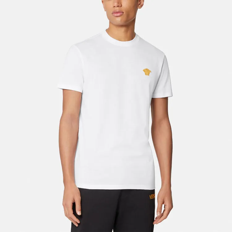 VERSACE Medusa Embroidered T Shirt-3