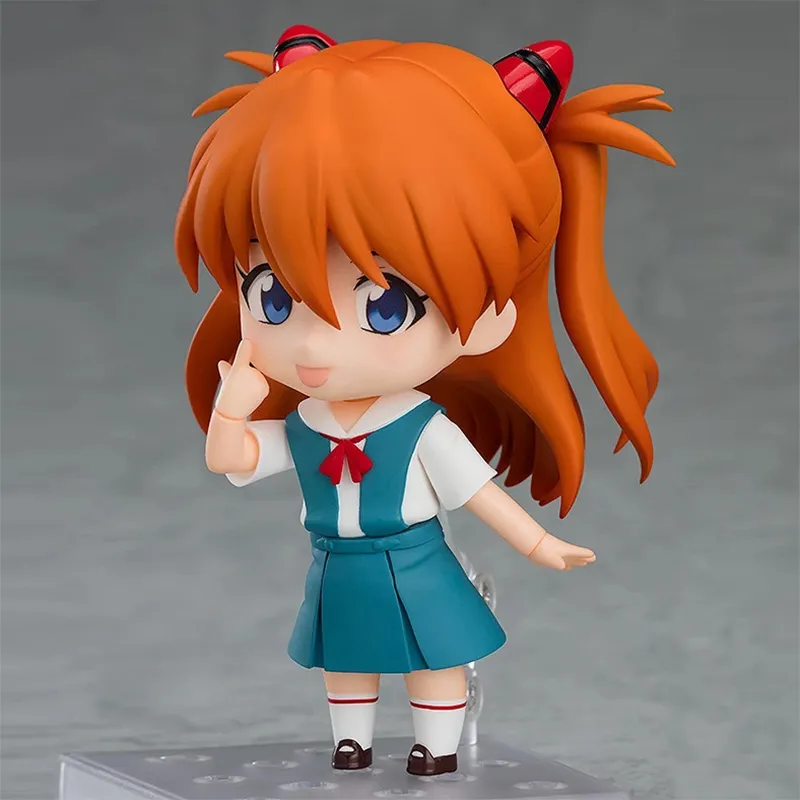 GSC Asuka Langley Soryu Eva Neon Genesis Evangelion Shiro Langley Nendoroid Chibi Figures 10cm-4