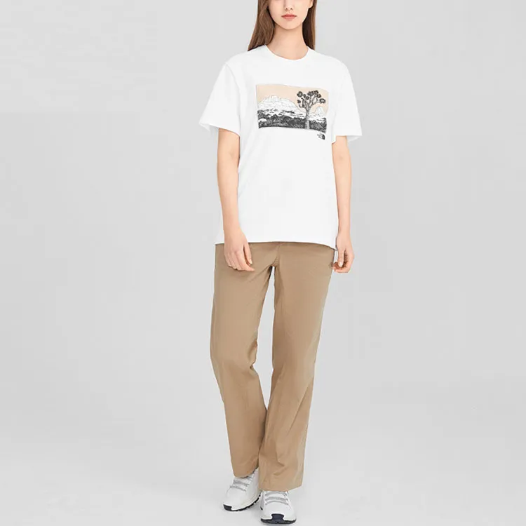 THE NORTH FACE Set in Sleeve T Shirt Unisex White-2