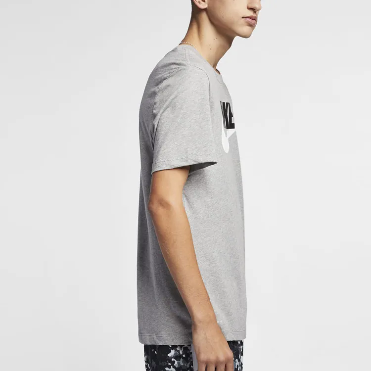 Nike T Shirts Men Gray-4