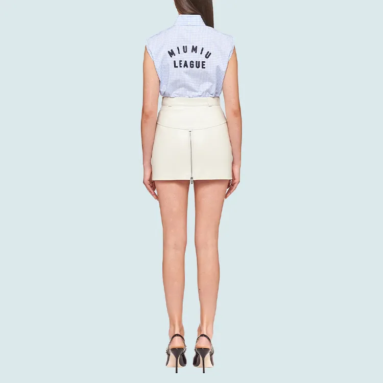 MIU MIU SS21 Shirt Women's Sky Blue-2
