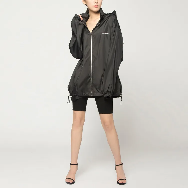WE11DONE Logo print Hooded Jacket-4