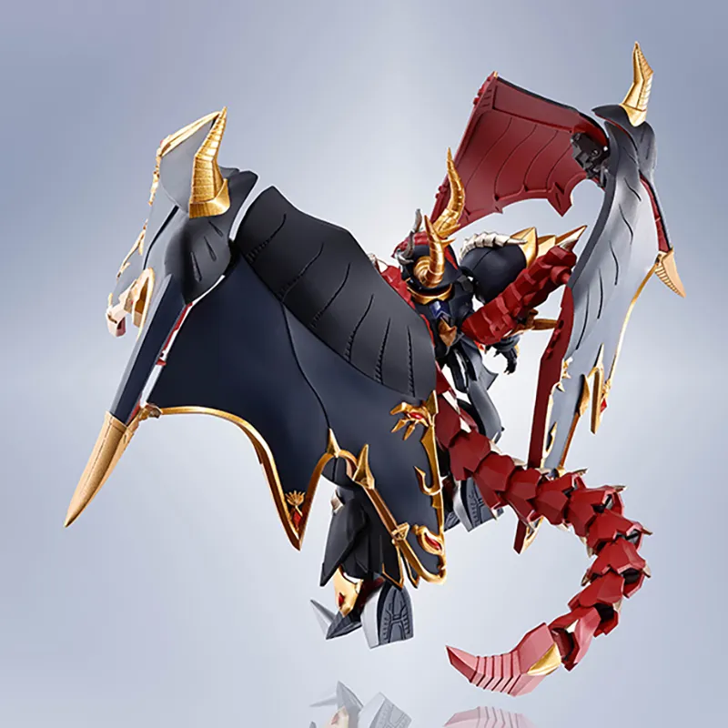 BANDAI METAL ROBOT SPIRITS SD Gundam OVA Satan Gundam Black Dragon Real Type Ver. Assembled Models 13cm-3