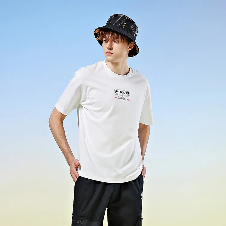 Kappa HAIZEIWANG Straight T-Shirt Unisex-2