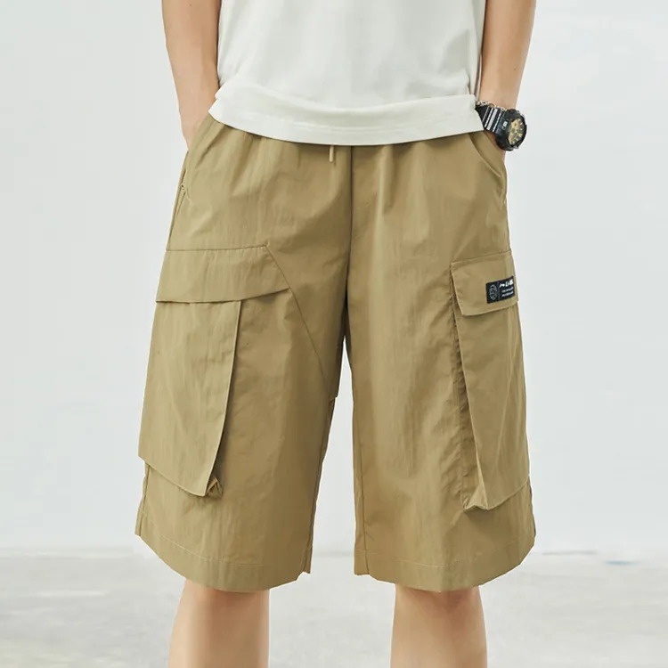 LiNing Sports Fashion Collection Shorts Men's Khaki-4
