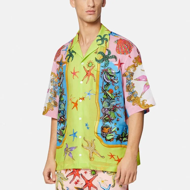 VERSACE VERSACE SS22 Shirt Men's Yellow-1