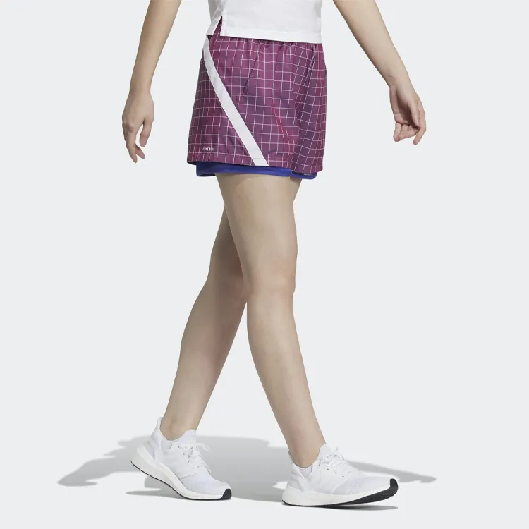 Adidas Casual Shorts Women's Light Scarlet-3