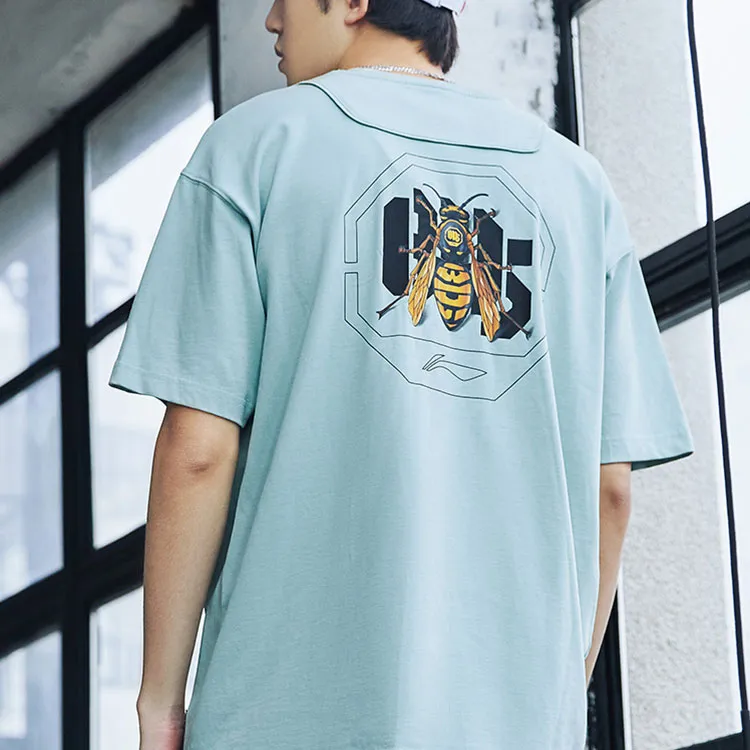 LiNing Badfive T Shirt Men's Gray Mist Green-4