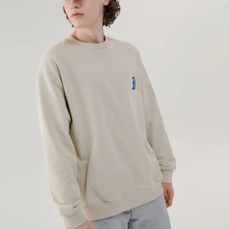 Disney X MLB Sweatshirts Unisex Beige-5