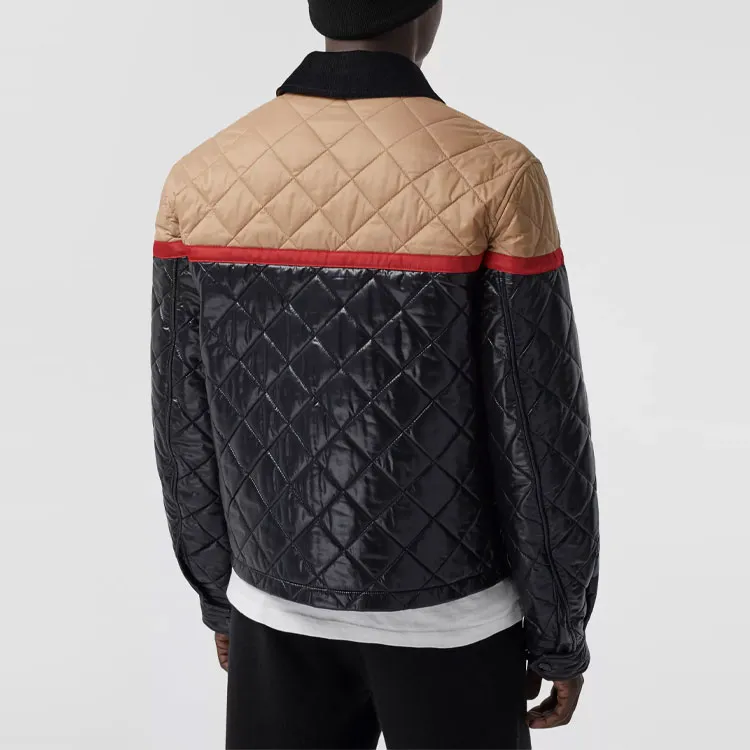 Burberry Colour Block Recycled Nylon Harrington Jacket-3