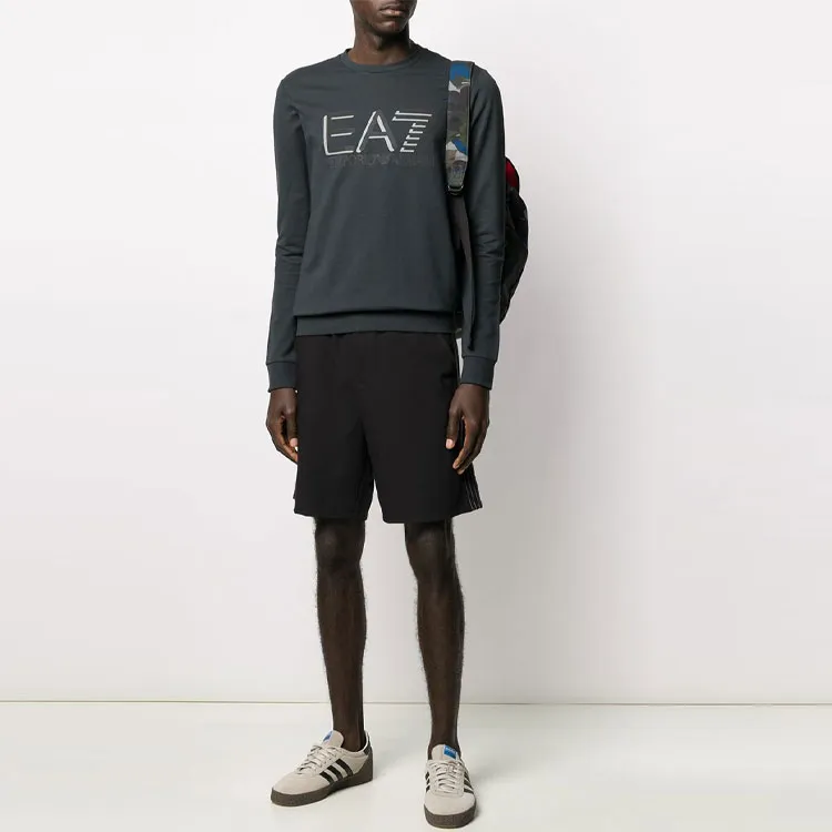 EMPORIO ARMANI EA7 Sweatshirts Men Blue-1