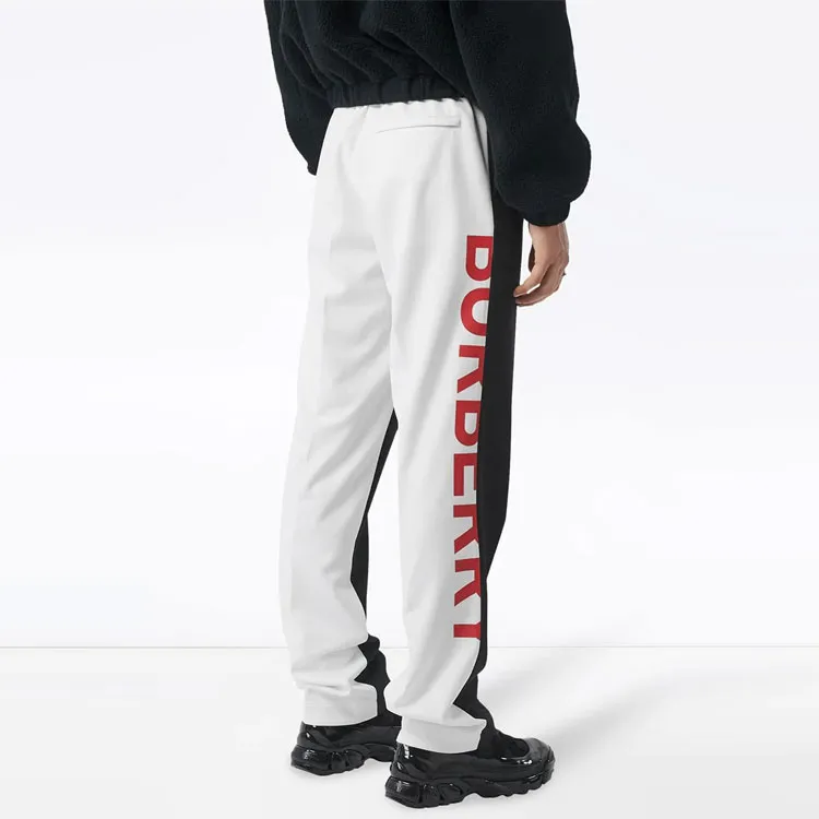 Burberry Casual Pants Men Black/White-4