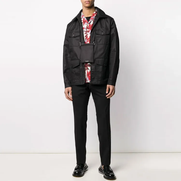 PRADA Cargo Pants Men Black-2