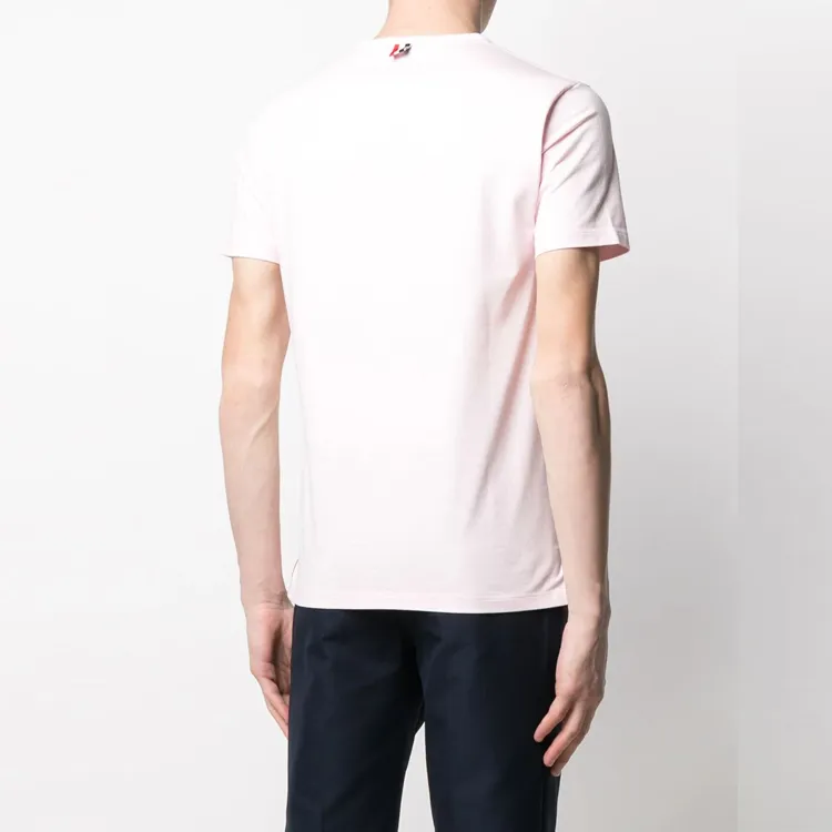 THOM BROWNE T Shirts Men Pink-2