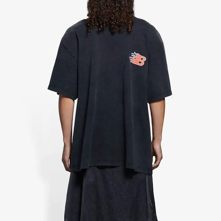 Balenciaga Flames T Shirt-4