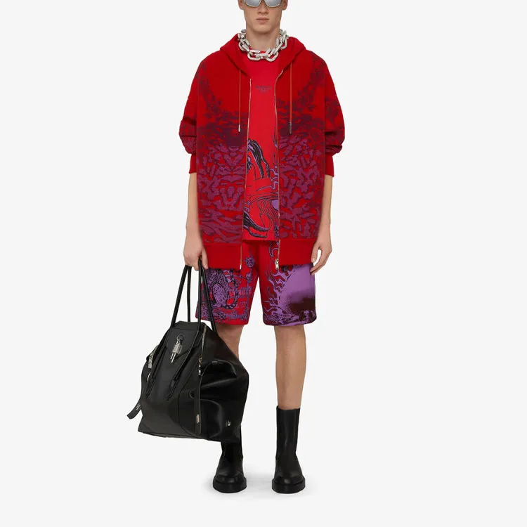 Givenchy Casual Shorts Men Red-1