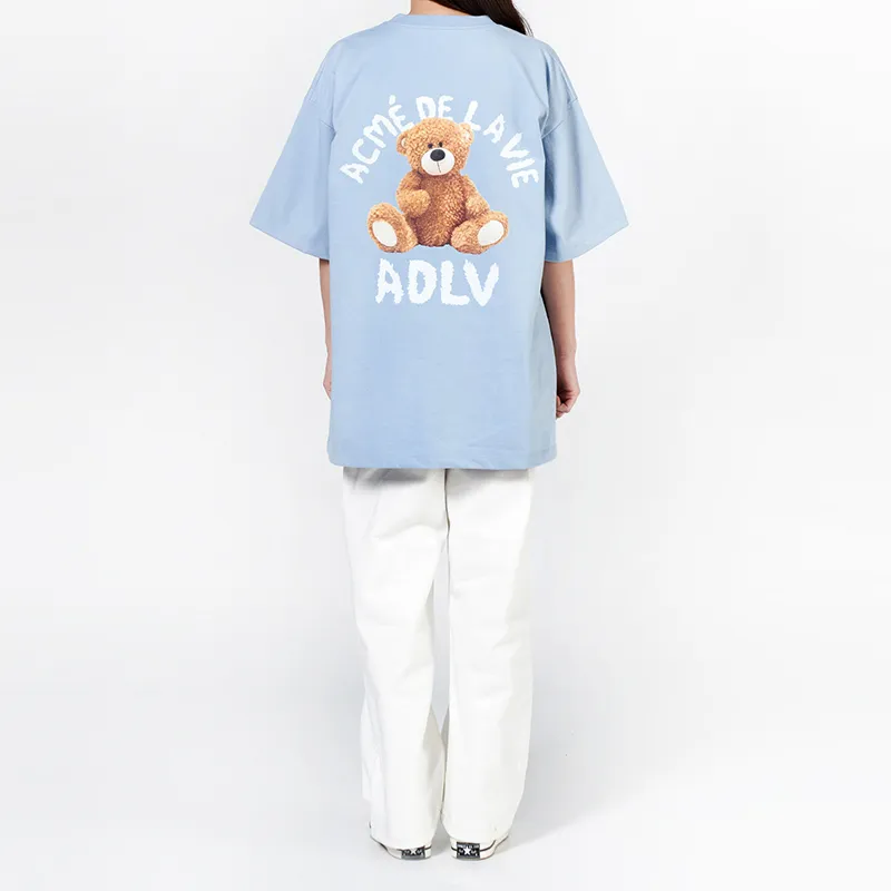 Acme De La Vie/ADLV T Shirt Unisex Sky Blue-3