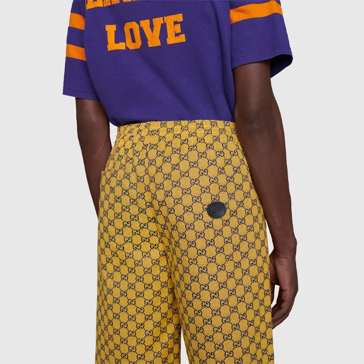 GUCCI Multicolor Casual Shorts Men's Yellow-6