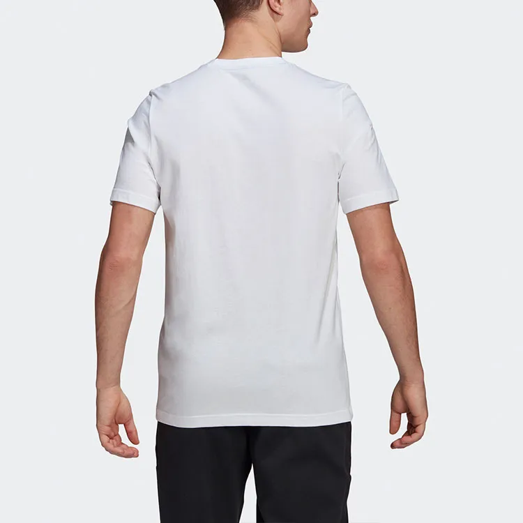 Adidas T Shirts Men White-2