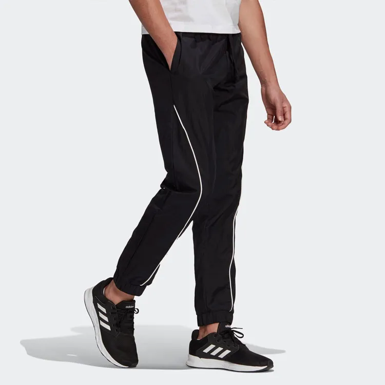 Adidas ESSENTIALS Knitted Sports Pants Unisex Black-3