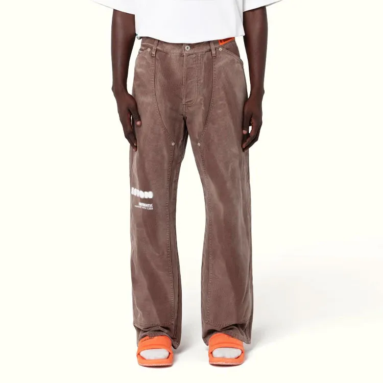 Cat X HERON PRESTON Cargo Pants Men Brown-2
