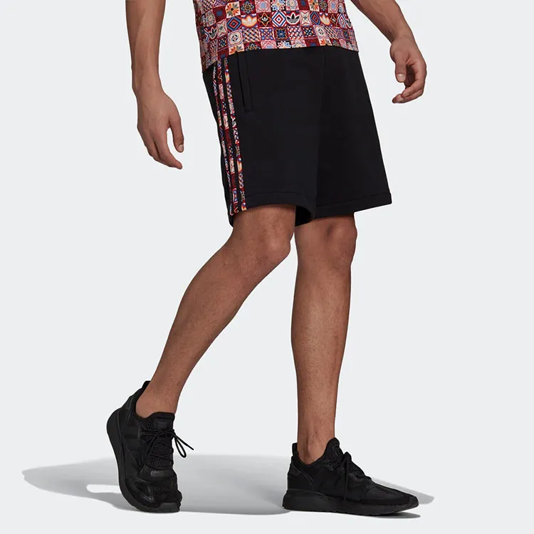 Adidas Originals 3 Stripe Casual Shorts Men Black-3