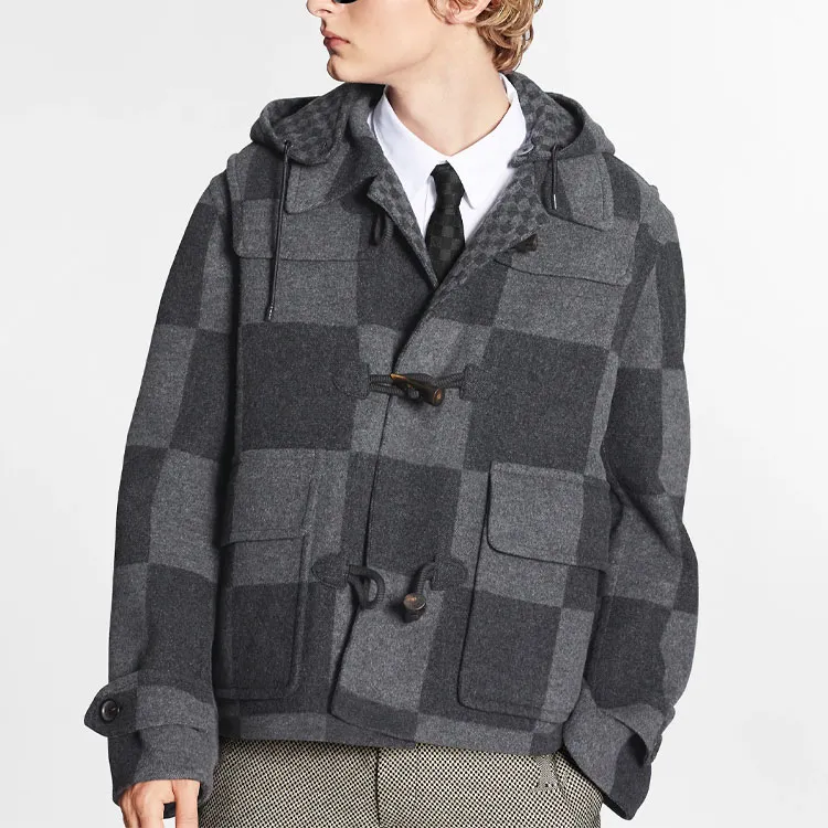LOUIS VUITTON X Nigo Giant Damier Duffle Coat-1
