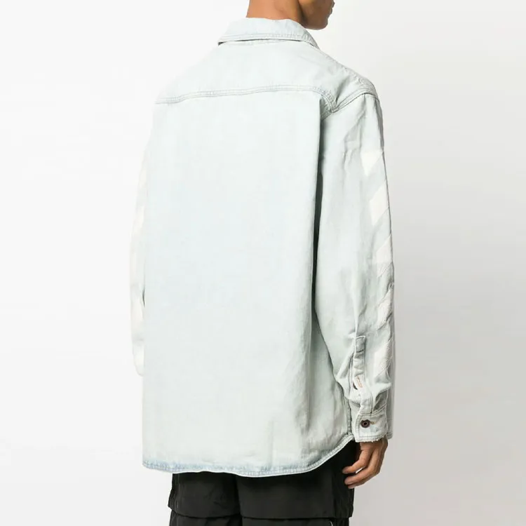 OFF WHITE SS20 Denim Jacket Men's Blue-2