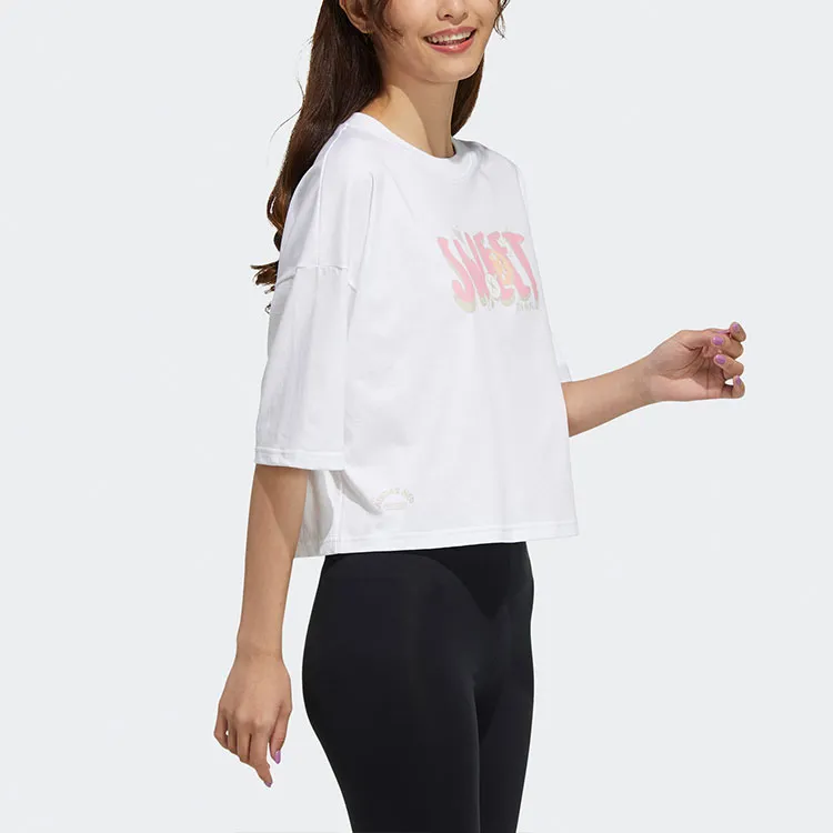 Adidas Neo T Shirt Women's White-3