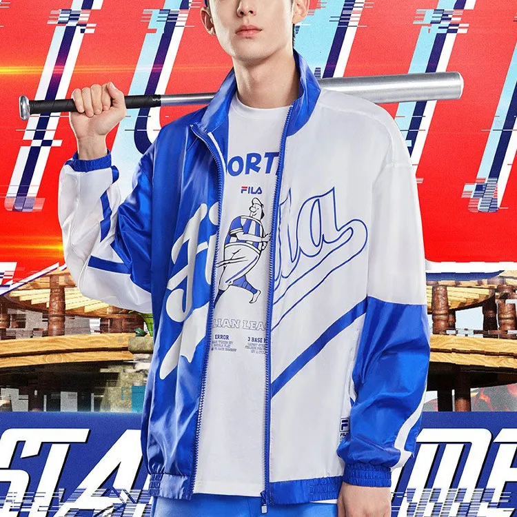 FILA FUSION Jackets Men Thick Blue-2