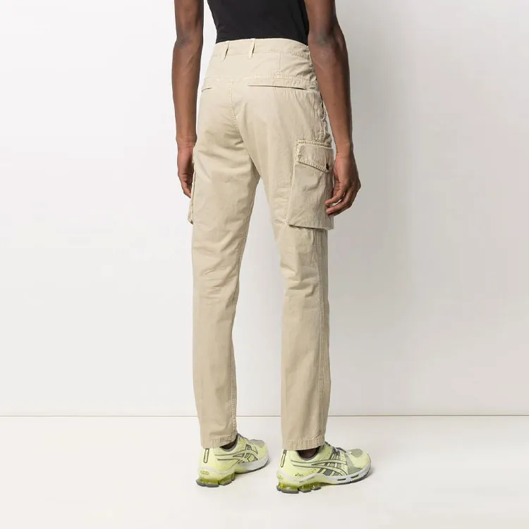 STONE ISLAND Cargo Pants Men Beige-3
