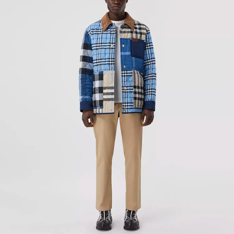 Burberry Patchwork Check Overshirt-3