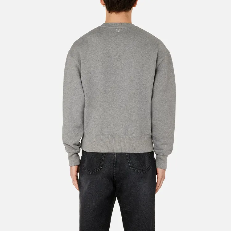 AMIPARIS Ami De Coeur Tonal Boxy Fit Crewneck-3