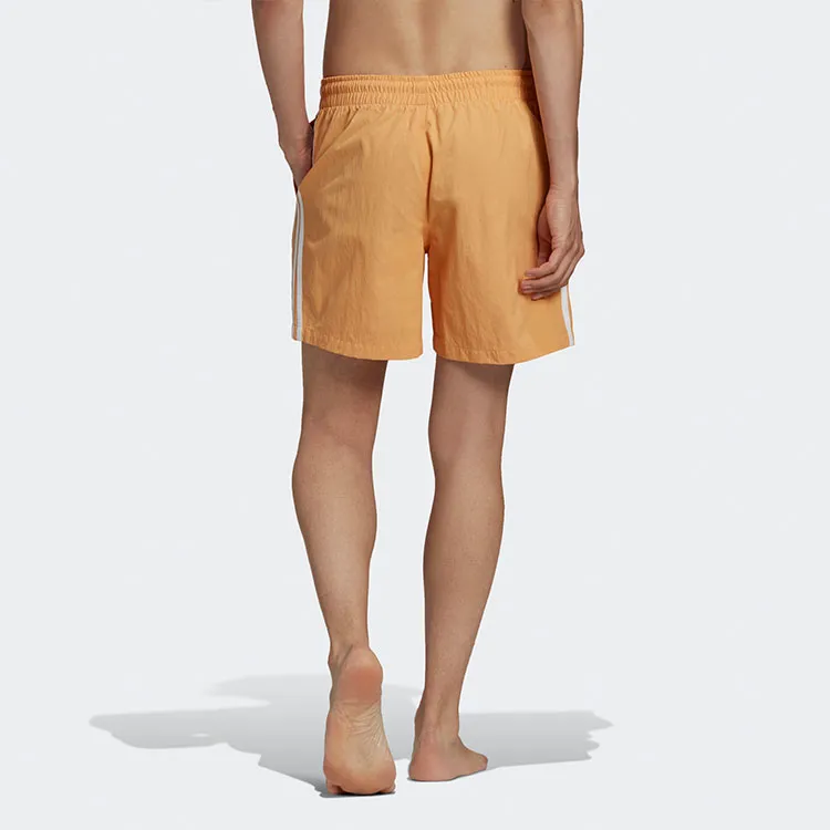 Adidas Originals 3 Stripes Casual Shorts Men Orange Yellow-2