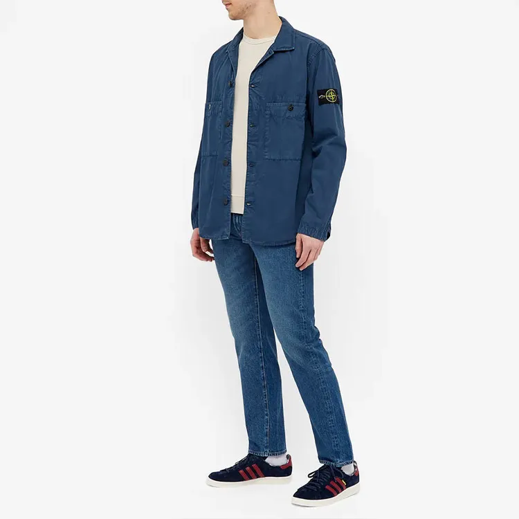 STONE ISLAND Jacket Men's Dark Blue-3