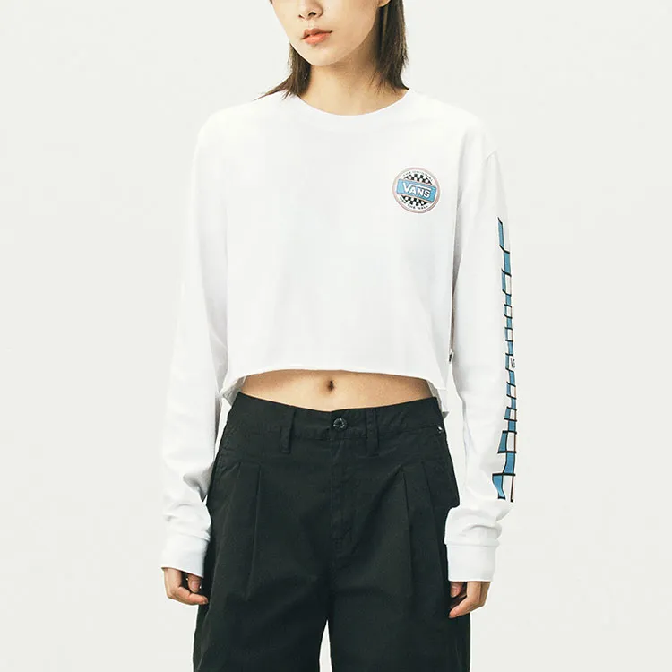 Vans Crop Tops Women's White-5