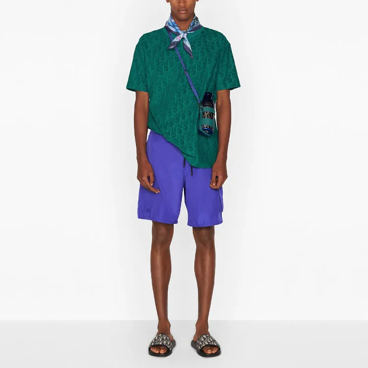 DIOR Board Shorts With Logo At Hem-3