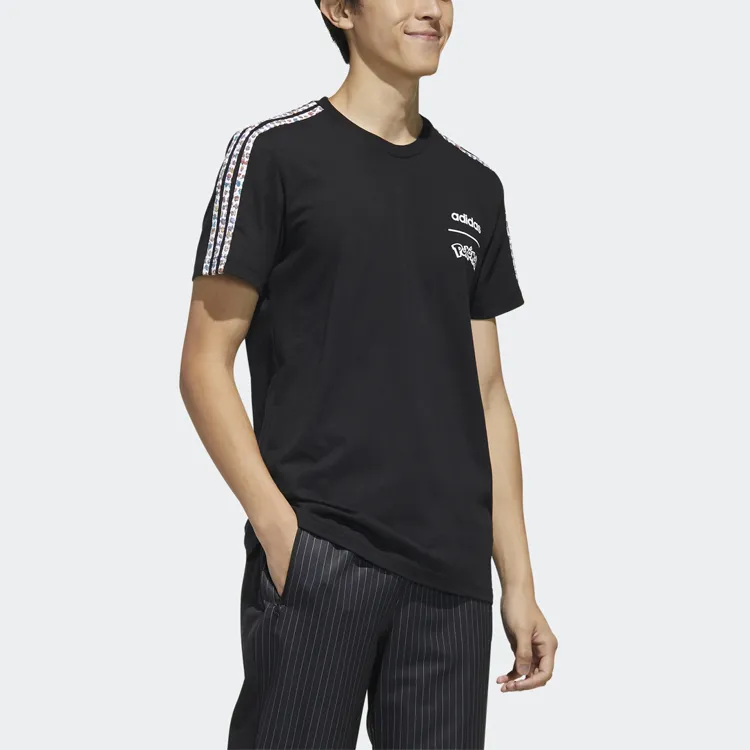Pokemon X Adidas T Shirts Men Black-4