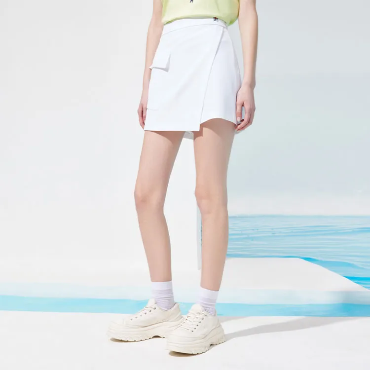 FILA Casual Short Skirts Women's White-3