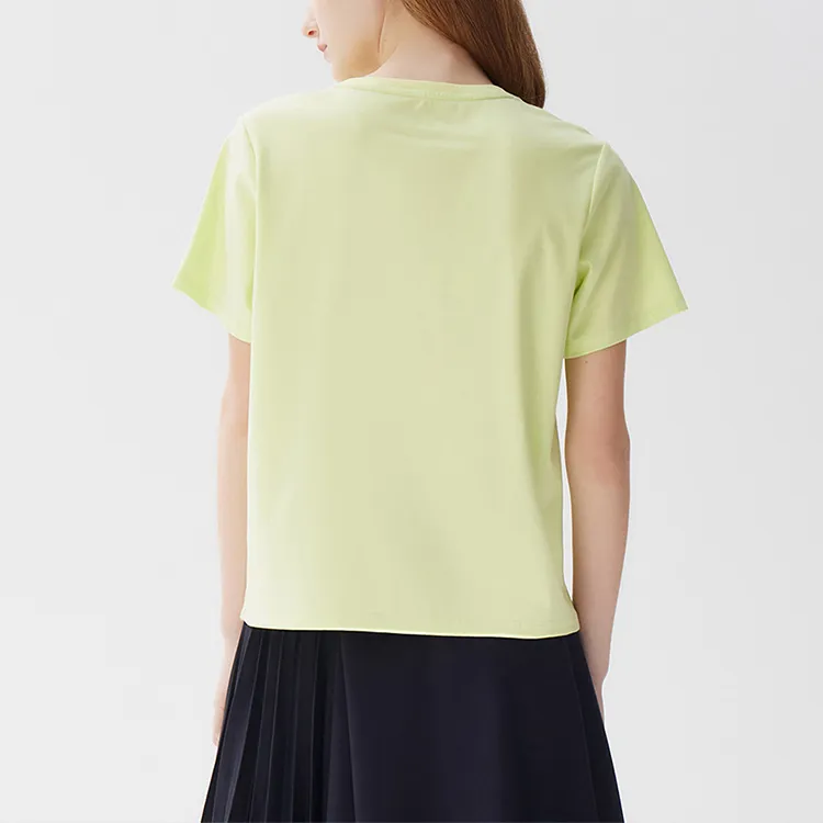 FILA T-Shirts Women's Fluorescent Lime Green-5
