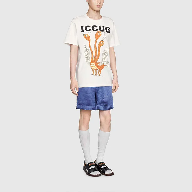 GUCCI T Shirts Men Beige-4