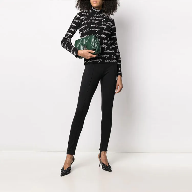 Balenciaga T Shirts Women's Black-3