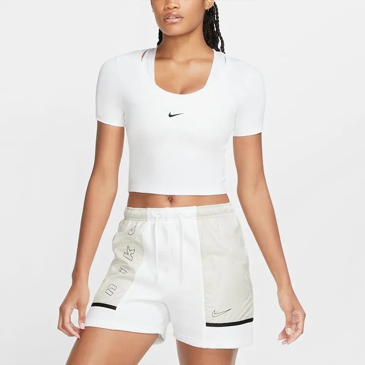 Nike Sportswear Essentials Series Crop Tops Women's White-3